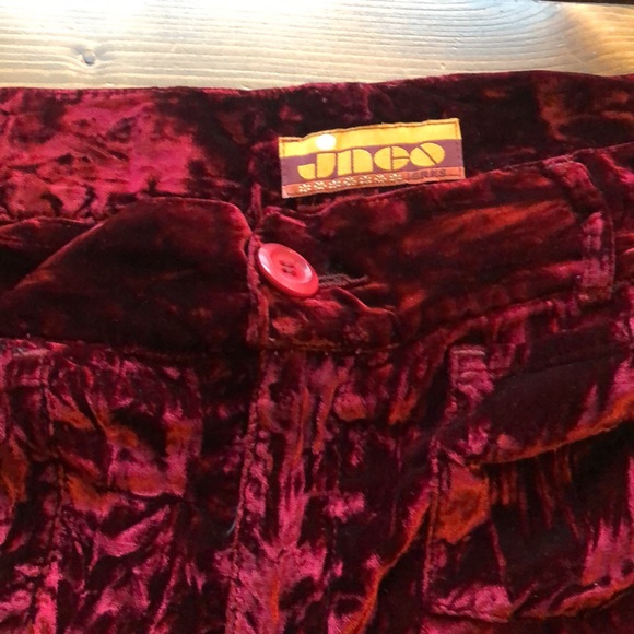 Vintage velvet authentic jnco bell bottom pants - Picture 3 of 4